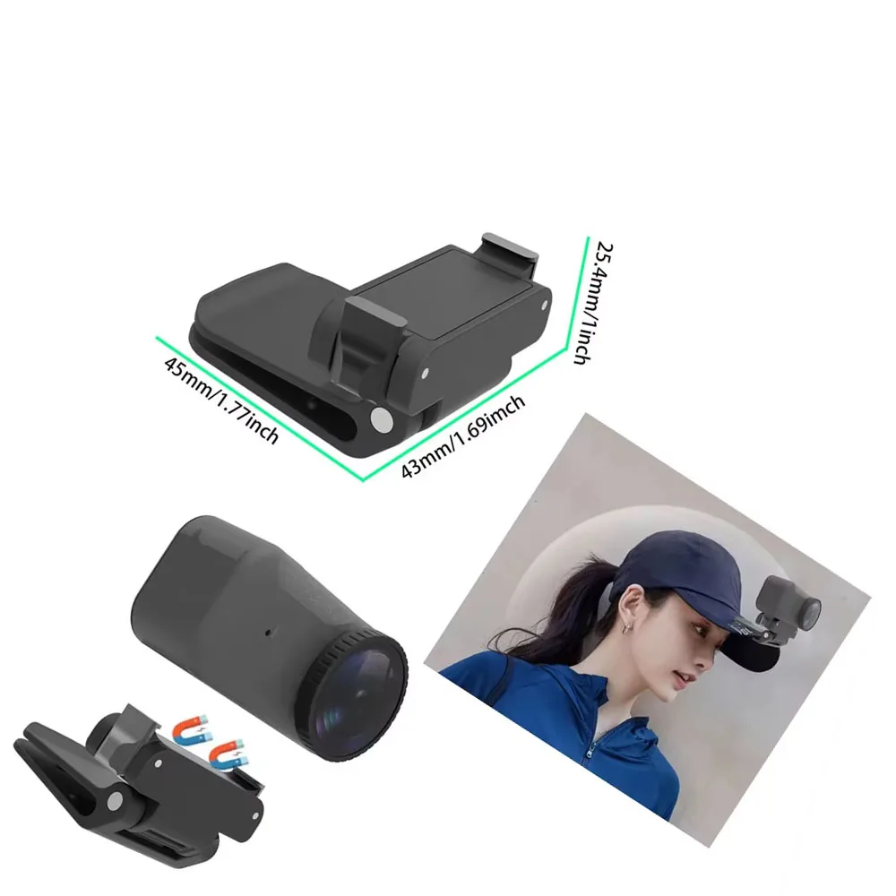 

​Camera Hat Clip for DJI OSMO NANO First-Person View Mount Camera Accessories
