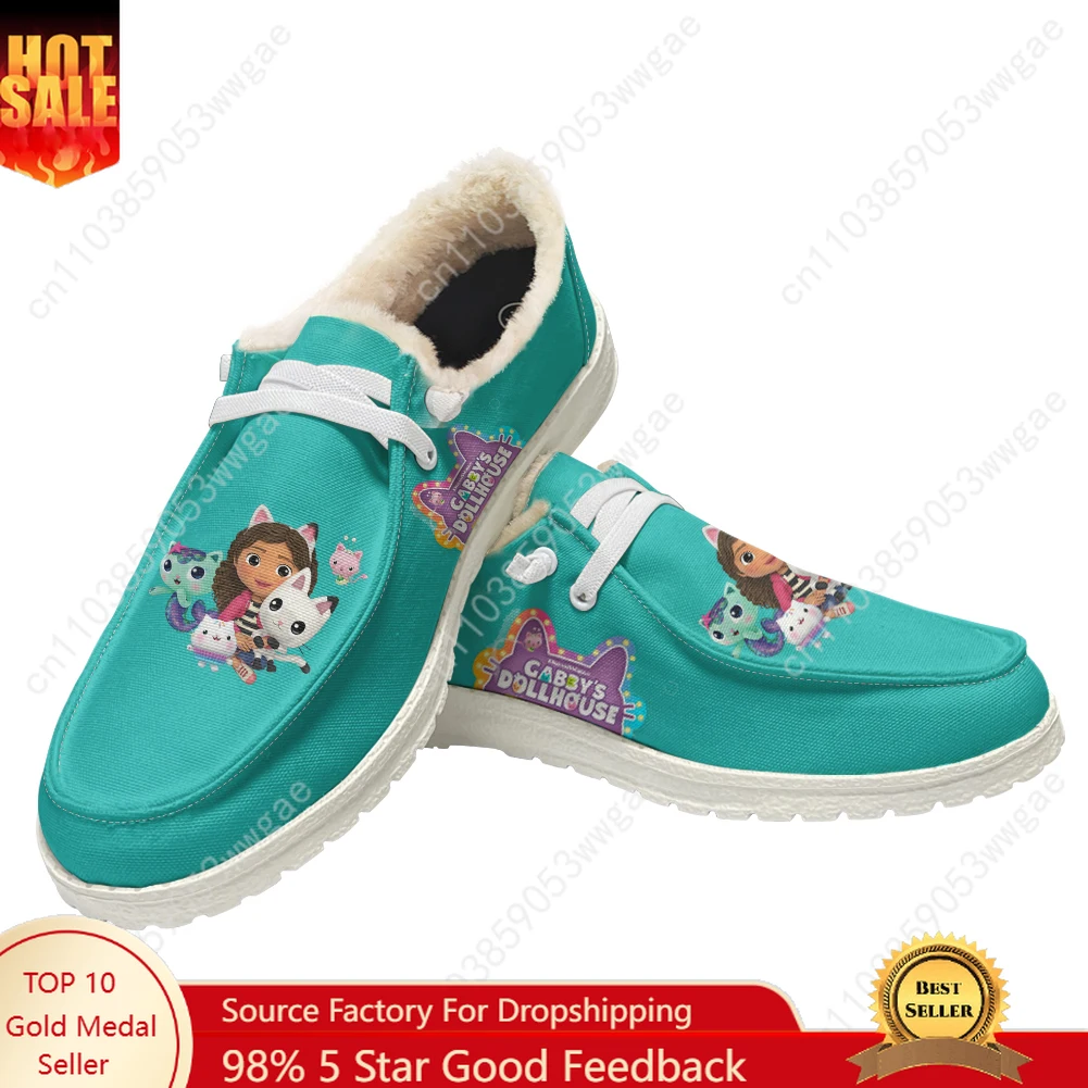 

Gabby's Dollhouse Flat Shoe Mens Womens Warm Casual Shoe Indoor Outdoor Light Durable Comfortable Couple Shoe Customized Shoes