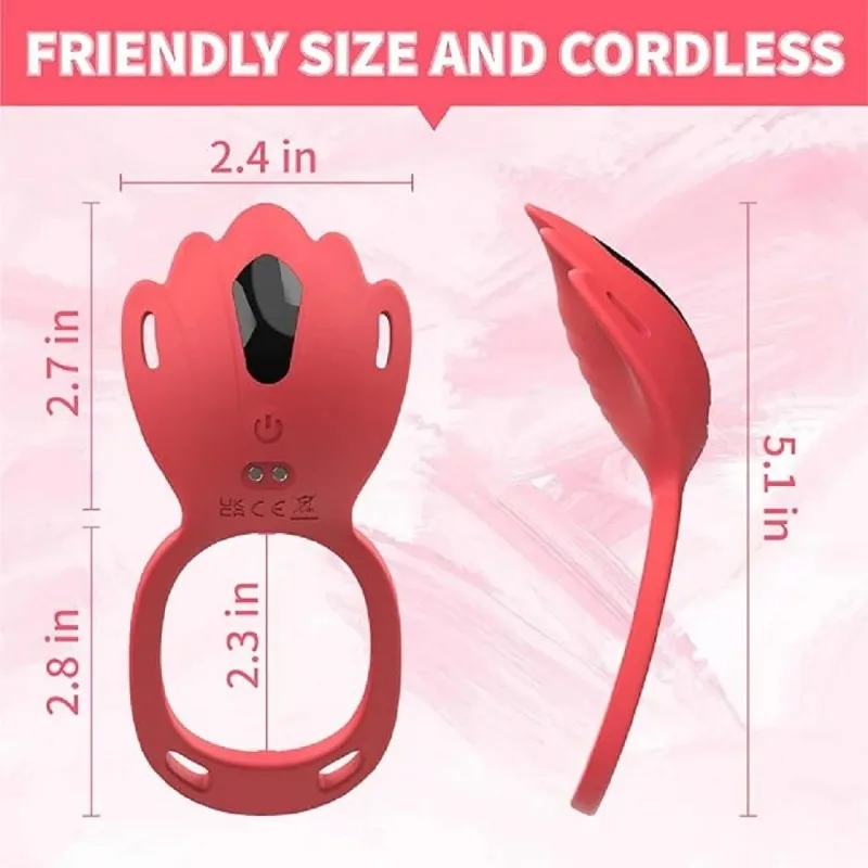 2026 New Upgrade Wearable Vibtrator 9 Modes Panty Thong Penis Ring Clitoral Stimulator APP Remote Control Sex Toys For Women Men