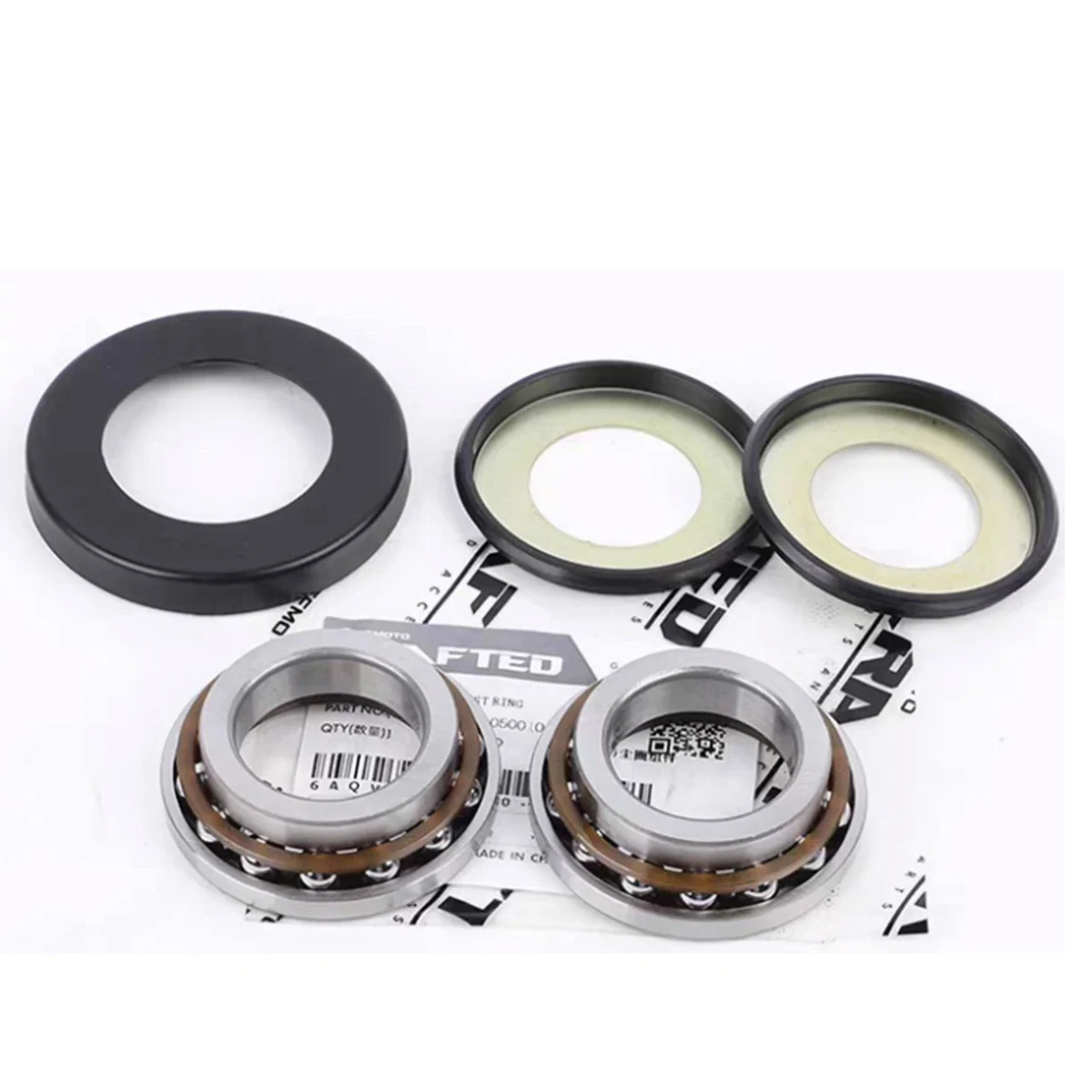Fit For CFMOTO 675NK NK675 675-NK 1Set Motorcycle steering bearing dust cover steering column bearing