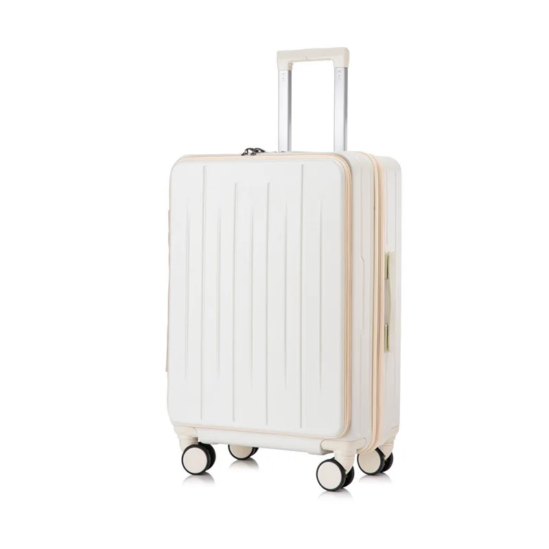 (46) Front opening multifunctional suitcase 2024 new trolley case 20 inch password travel case