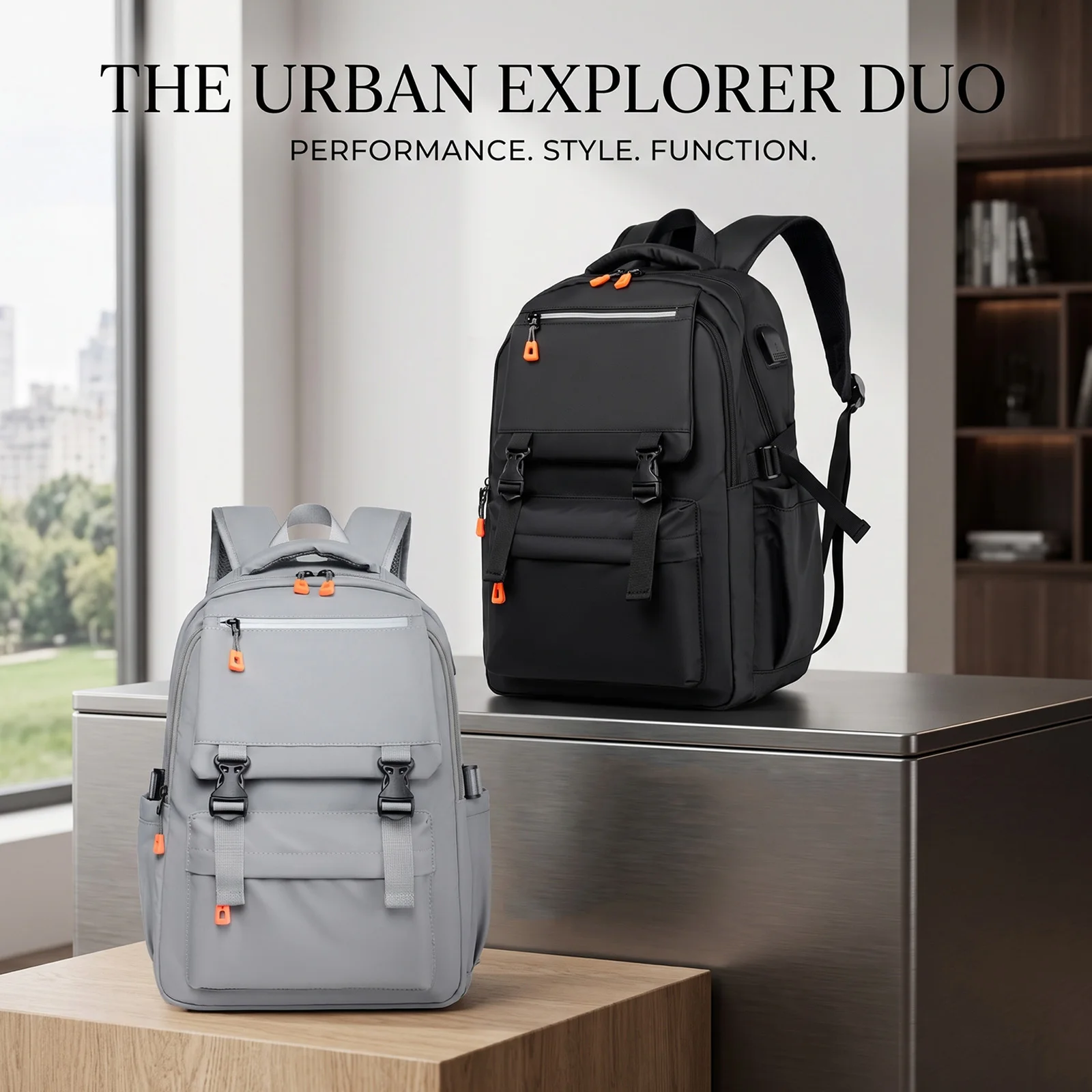 Stylish Outdoor Backpack for Middle School Boys Girls,Casual School Bag for Teens,Durable Laptop Backpack with Ergonomic Support