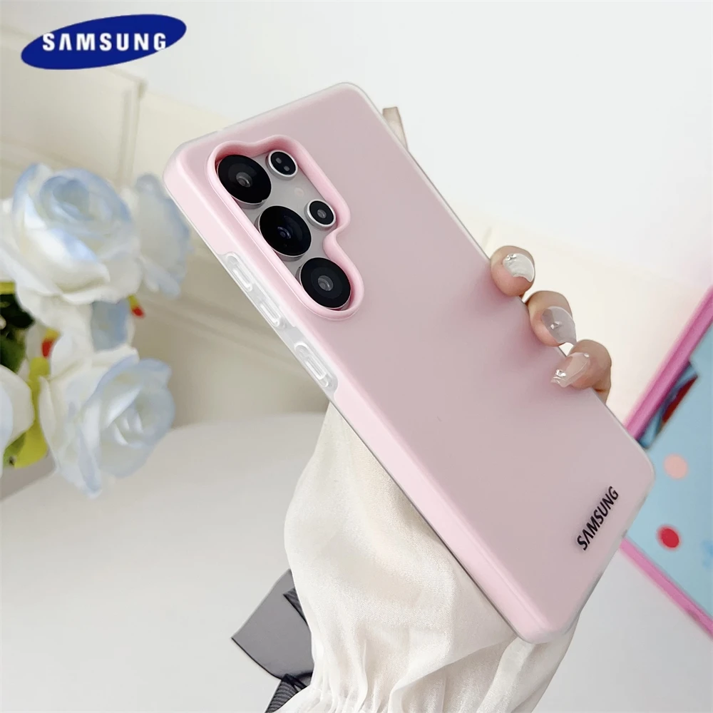 كاندي كولور جيلي 2 في 1 حافظة من السيليكون السائل لهاتف سامسونج جالاكسي S25 Plus S23 FE S24 S23 A54 A26 A15 A17 غطاء ناعم فائق غير لامع