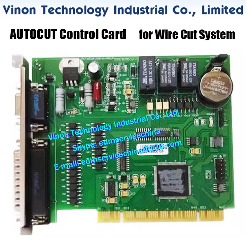 بطاقة التحكم AutoCut V6.6 25PIN + 9PIN لنظام قطع الأسلاك المتوسطة إلى عالية السرعة آلة قطع الأسلاك بطاقة التحكم Wirecut التلقائي