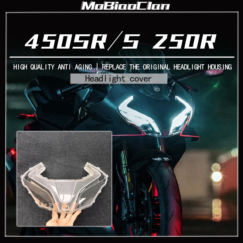 

Аксессуары для мотоциклетных фар CFMOTO 450SR 450SRS 250SR, абажур для фар, стеклянные модифицированные детали для корпуса