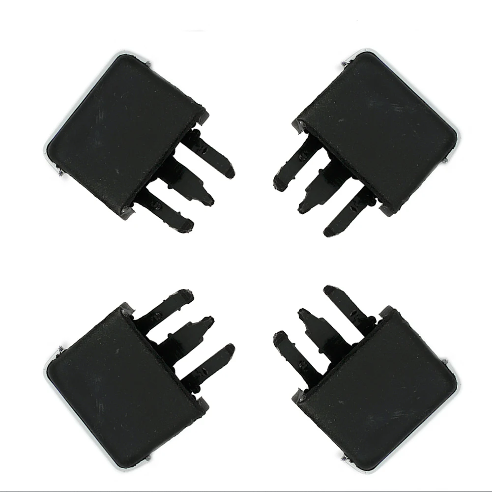 Brand New High Quality Clips Air Vent Clip Adjustable Air Conditioning Vent Louvre Blade Slice Clip 4PCS Black