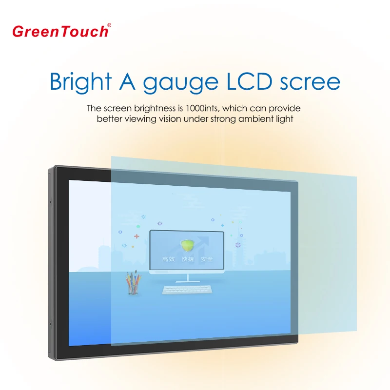 Tudo em um computador 23,8 polegadas Touch Android RK3566 LCD Display Computer