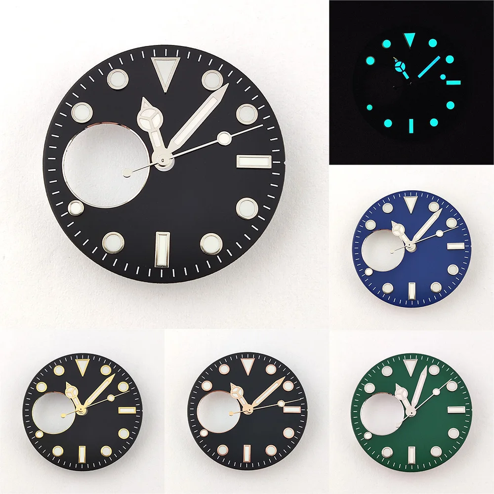 

28.5mm Dial NH38 Dial NH39 Watch Dial High Quality Luminous Dial With Hands NH38 Watch Accessories Fits NH38/NH39 Movement