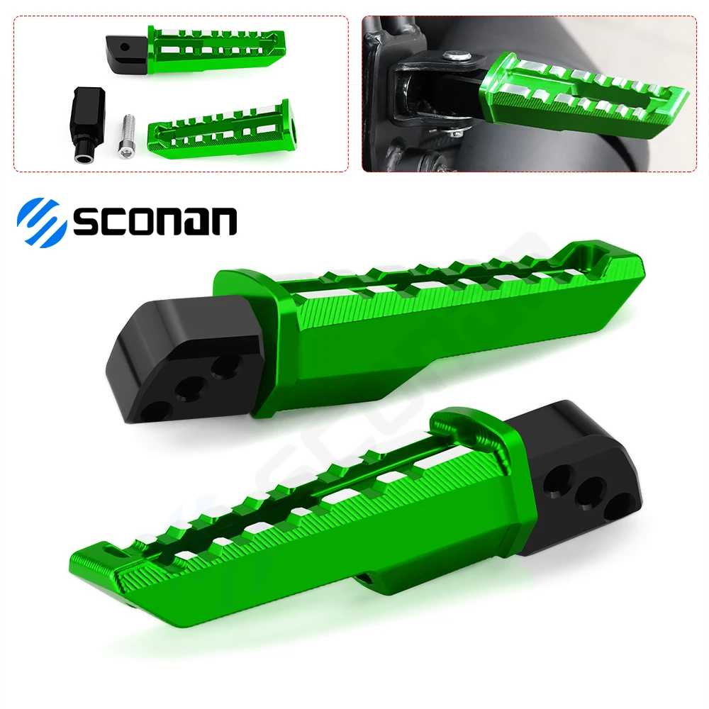 

Motorcycle CNC Aluminum Footrest Foot Peg Pedal Accessories For NINJA 400 2018-2023 NINJA 650 2017-2023