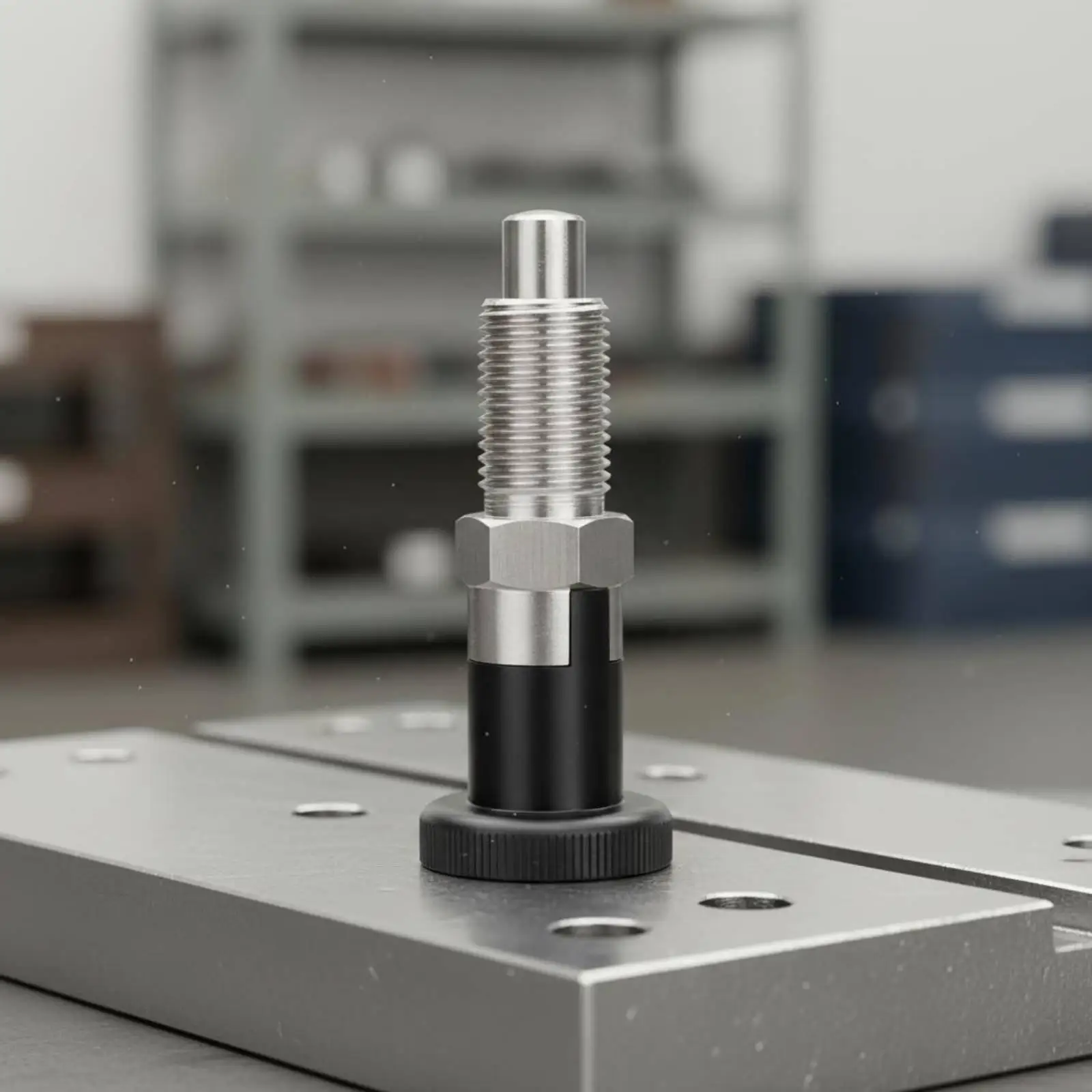 Heavy Duty Stainless Steel Plunger Indexing Screw for Vehicle Automation Parts Secure Positioning Components