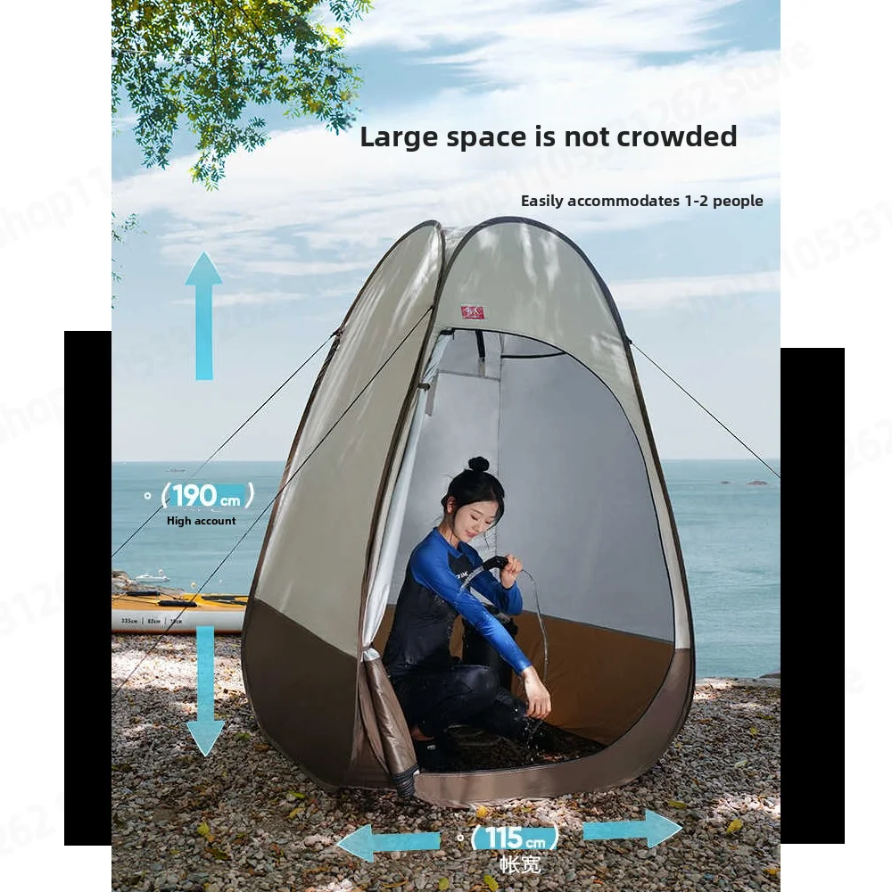 屋外用トイレシャワーテント、持ち運び可能な着替えスペース、キ - Camping Shower Tent Portable のレビューと価格