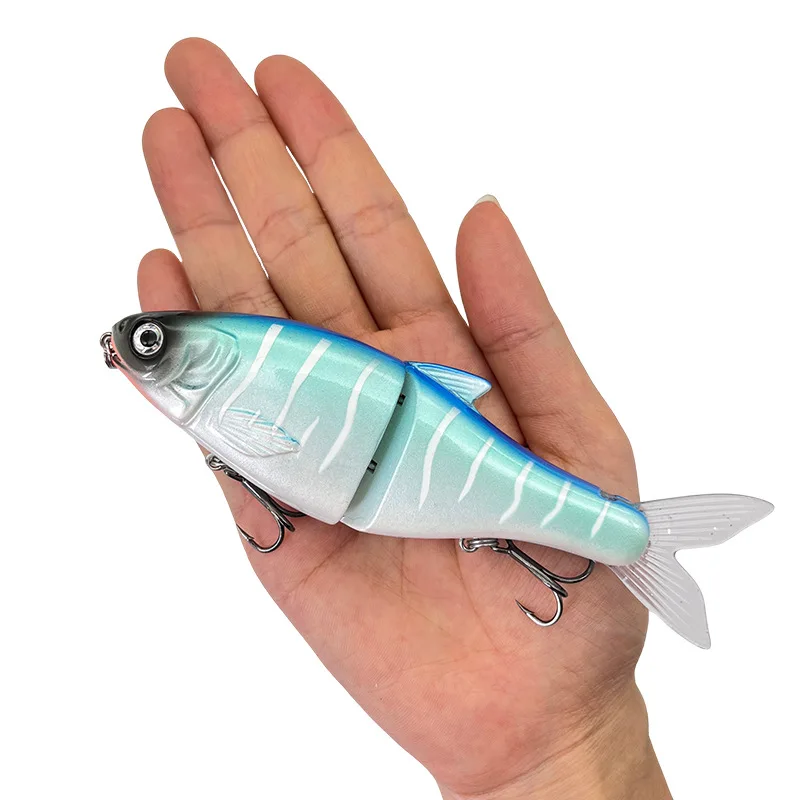 

3pcs Glider Fishing Lures 125mm37.5g Glide Bait Jointed Swimbait Artificial Hard Baits Lures with Treble Hooks Fishing Accessory