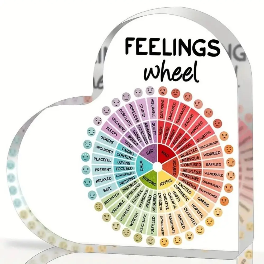 Inspirational Mental Health Decor Psychotherapy Affirmations Love Shape Mental Health Awareness Gift Counseling