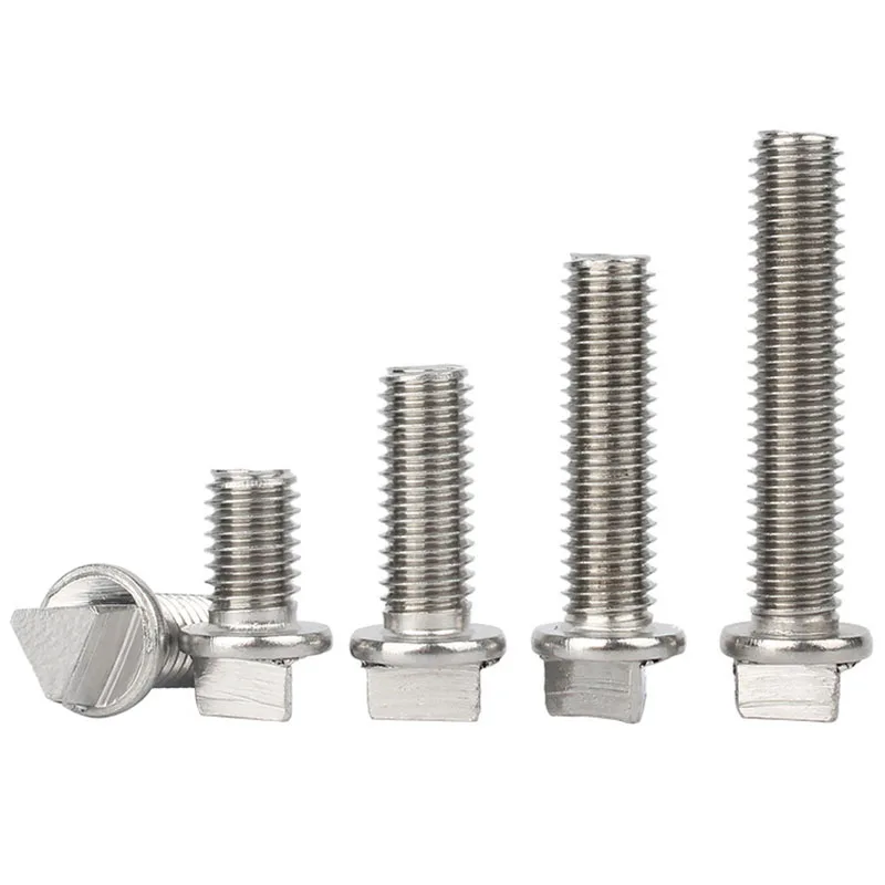 Weiyi 2~10pcs M6 M8 M10 304 Stainless Steel Screws Anti-theft Screw Street Light Motor Box Guardrail Bolt