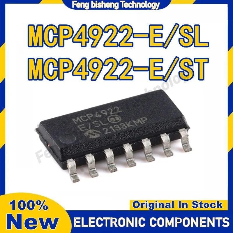 

5PCS/LOT MCP4922 MCP4922-E/ST MCP4922-E/SL SOP14 100% New Original in stock