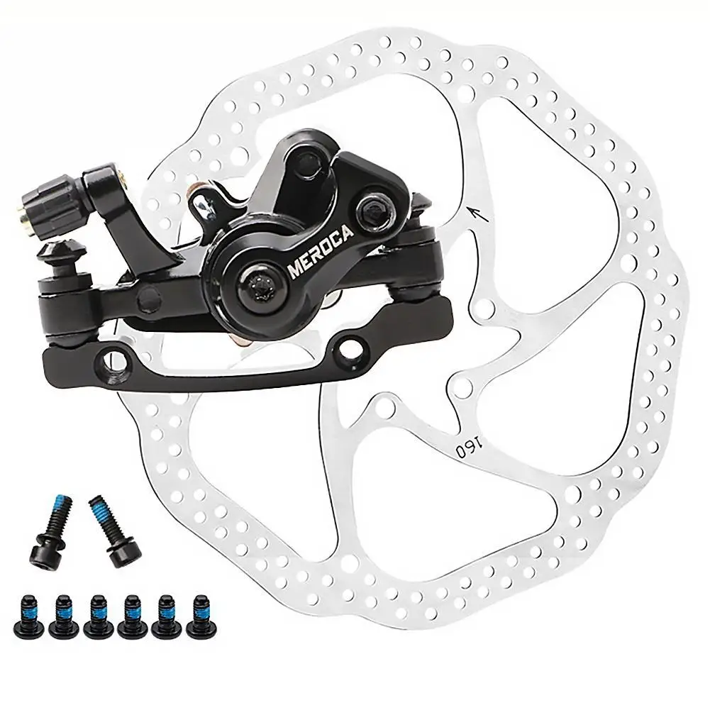 

Folding Bike Front/rear Caliper And Disc Brake Pad Lightweight Aluminum Alloy Caliper Electric Vehicle Brake Mountain Bike Clamp