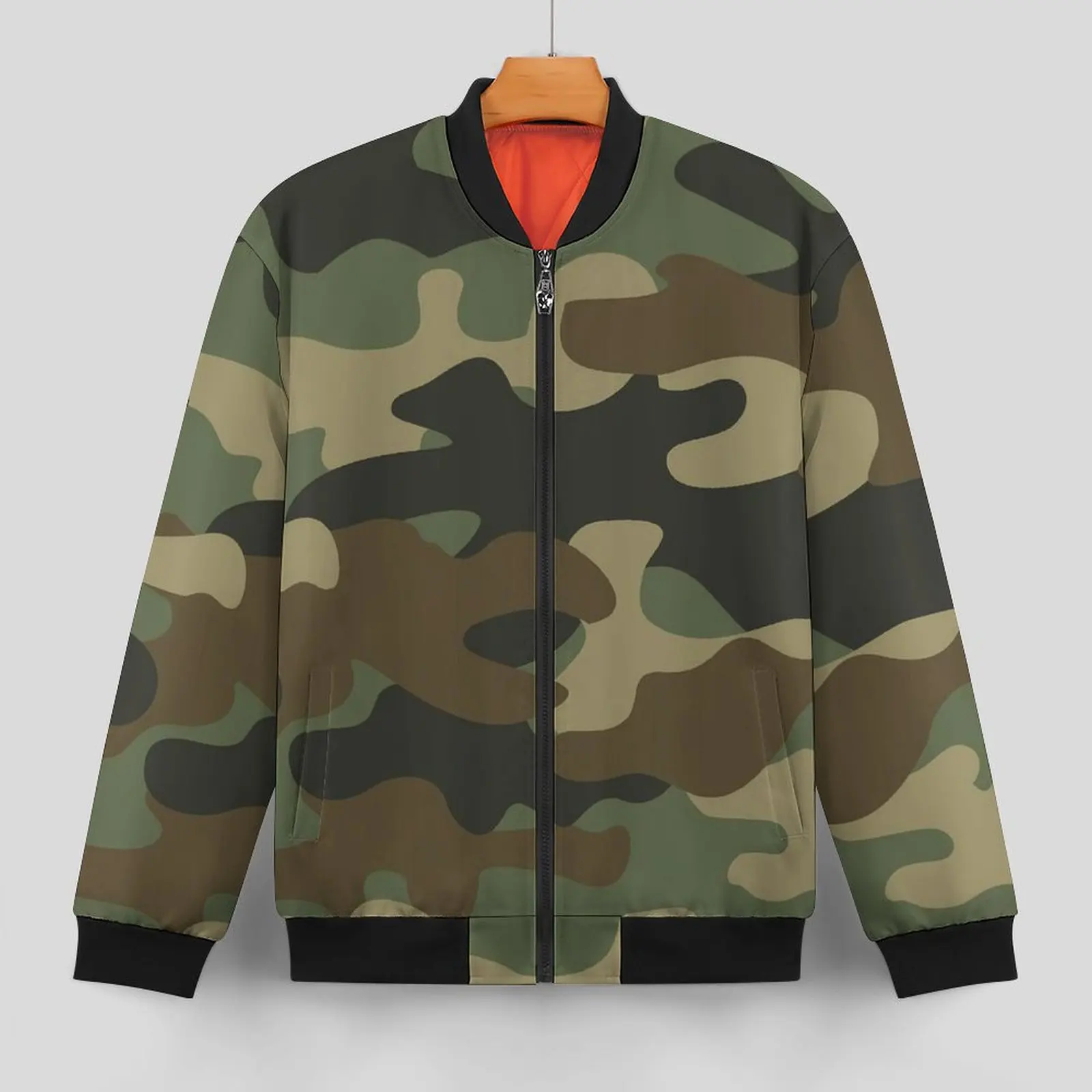 Classic  Camouflage Casual Jackets Male Brown Green Camo Coats Winter Vintage Jacket Hooded Custom Loose Clothing 4XL 5XL 6XL