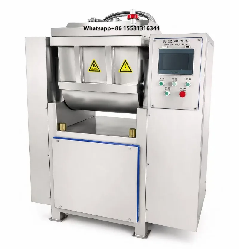 Industrial Vacuum Dough Kneading Machine for Noodle Dumpling Wonton Wrapper Pizza Dough Production
