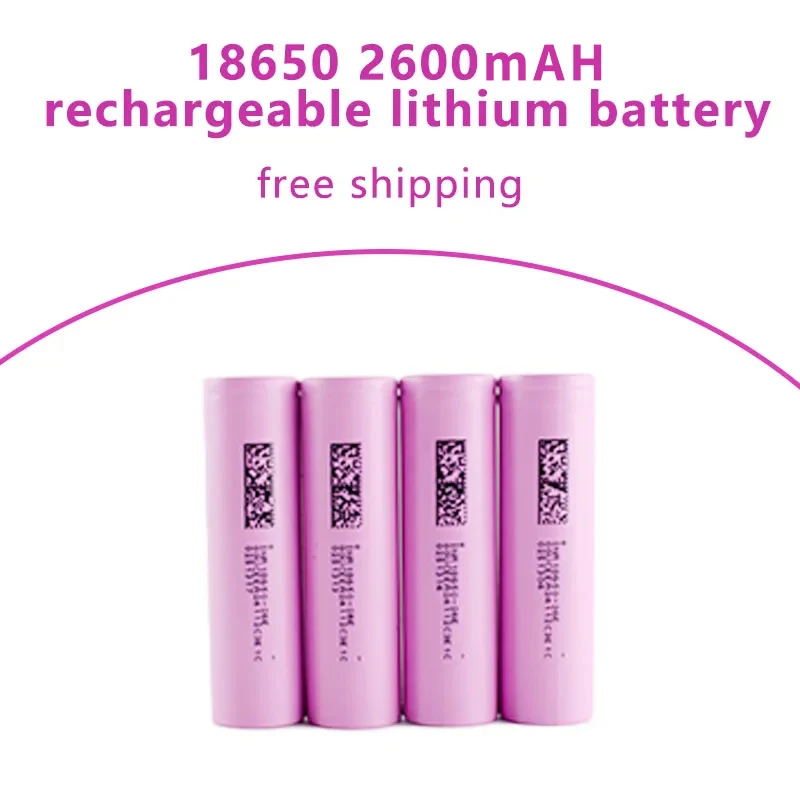 3.7v 18650 rechargeable lithium battery 2600mah tool battery cell can be assembled