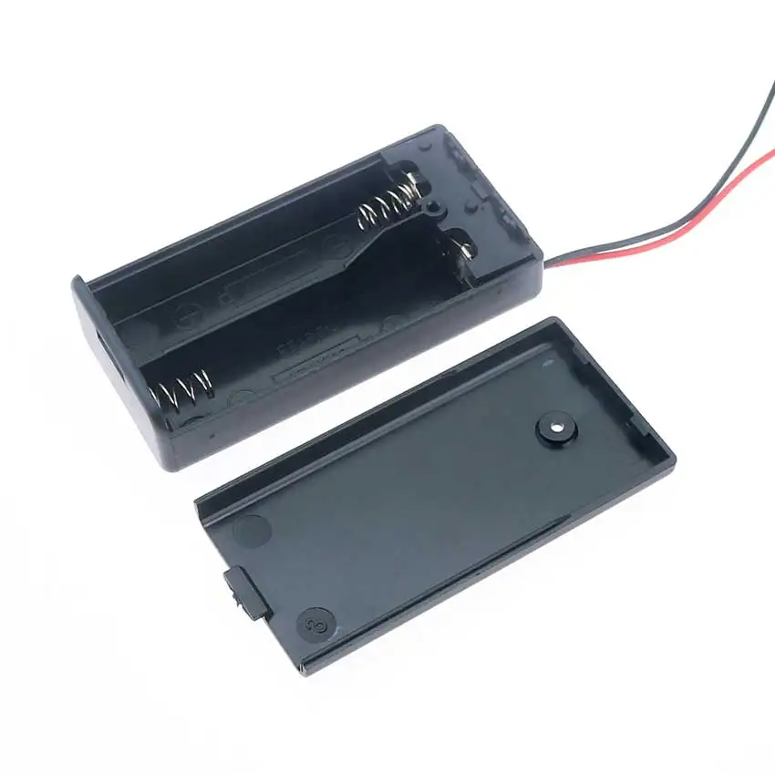 JCD 2/3/4/6/8 слотов Держатель батареи типа АА Коробка для хранения батарей типа АА с проводами ВКЛ/ВЫКЛ Переключатель Крышка с винтовой крышкой Задняя крышка