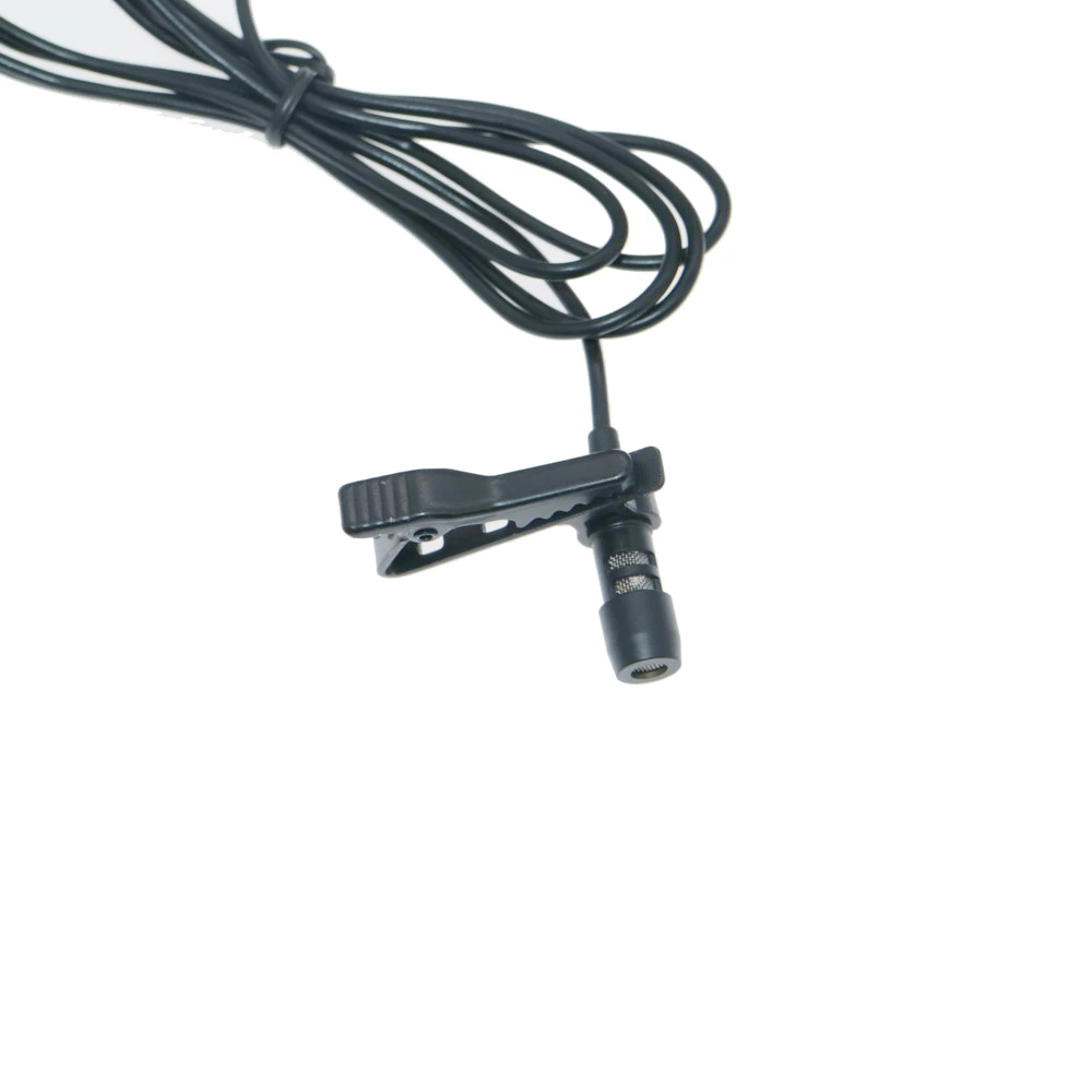Fotografia 6: Microfone profissional de lapela, condensador cardioide, sem fio, clipe de gravata, 3.5mm, sistema de microfone