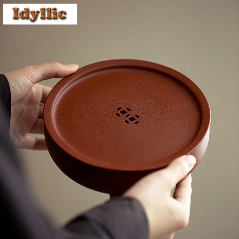 

Purple Clay Water Storage Pot Bearing Holder Teaware Base Dry Soaking Table Tea Tray Coasters Chinese Tea Chinese Tea Set Gift