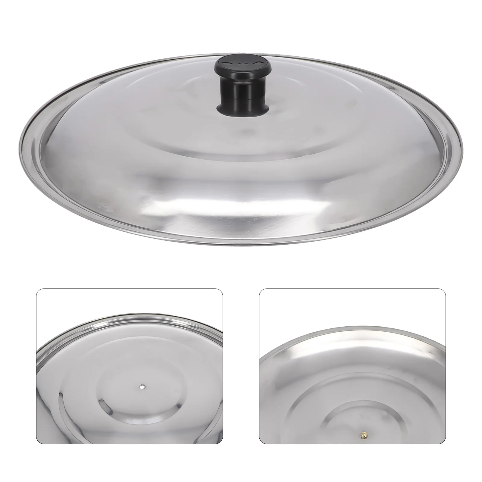 Brand New Stainless Steel Lid Replacement For Saucepan Frying Pan Kitchen Cooking Acceessories 32/34/36/38/40cm