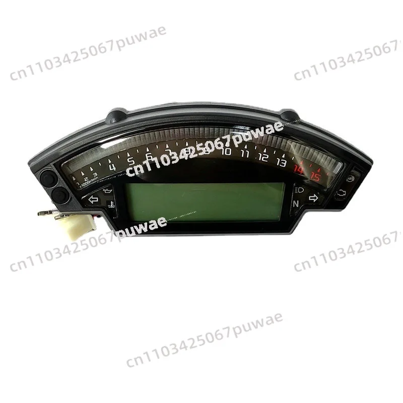 Motorcycle Modified LCD Digital Gauge 6 Gear 7 Color Odometer Speedometer Universal Moto Instrument