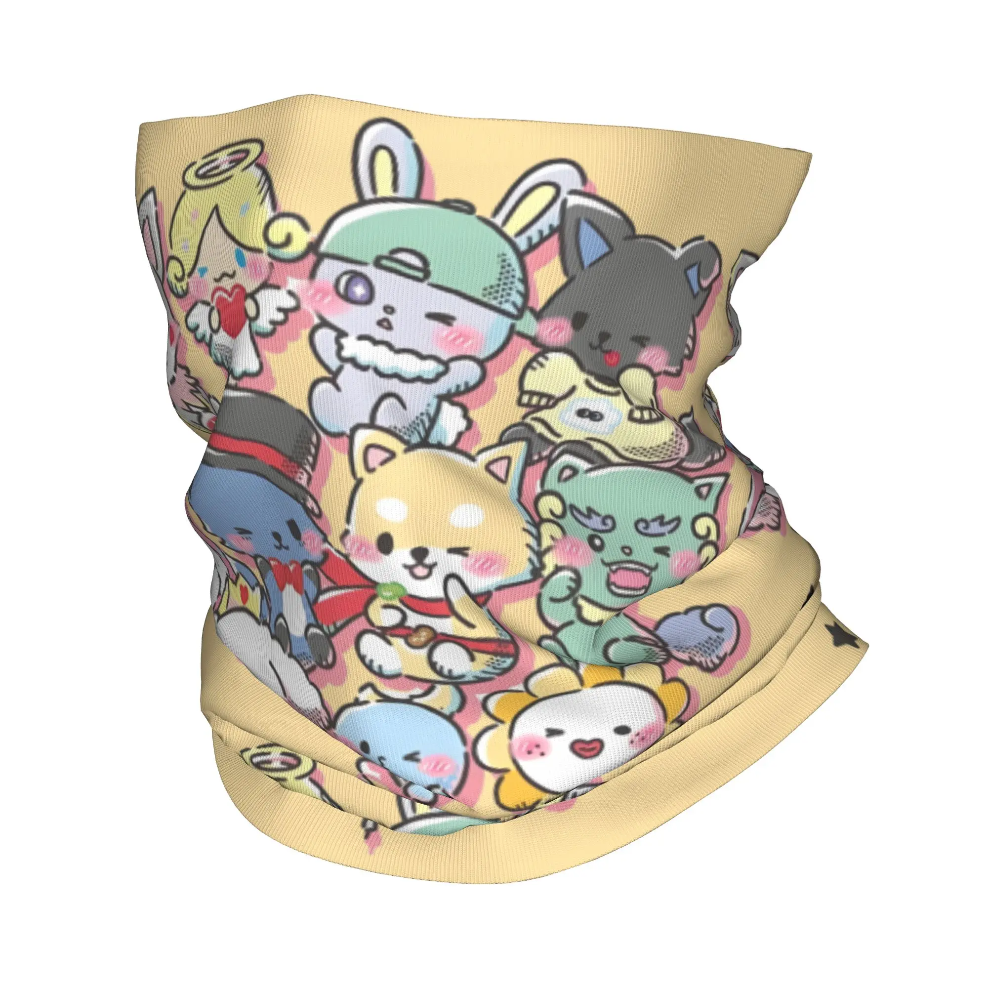 مخصص JO1 اليابانية الصبي الفرقة الكرتون باندانا الرقبة الجراب يندبروف الوجه وشاح غطاء النساء الرجال عقال أنبوب بالاكلافا #1