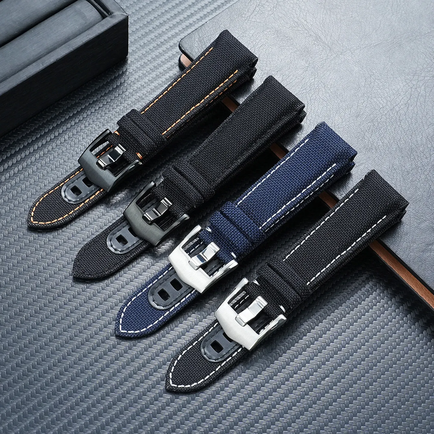 Suitable for Omega Speedmaster 311 Darth Vader Dark Side of The Moon Apollo 8 311.92 Sports Nylon Strap
