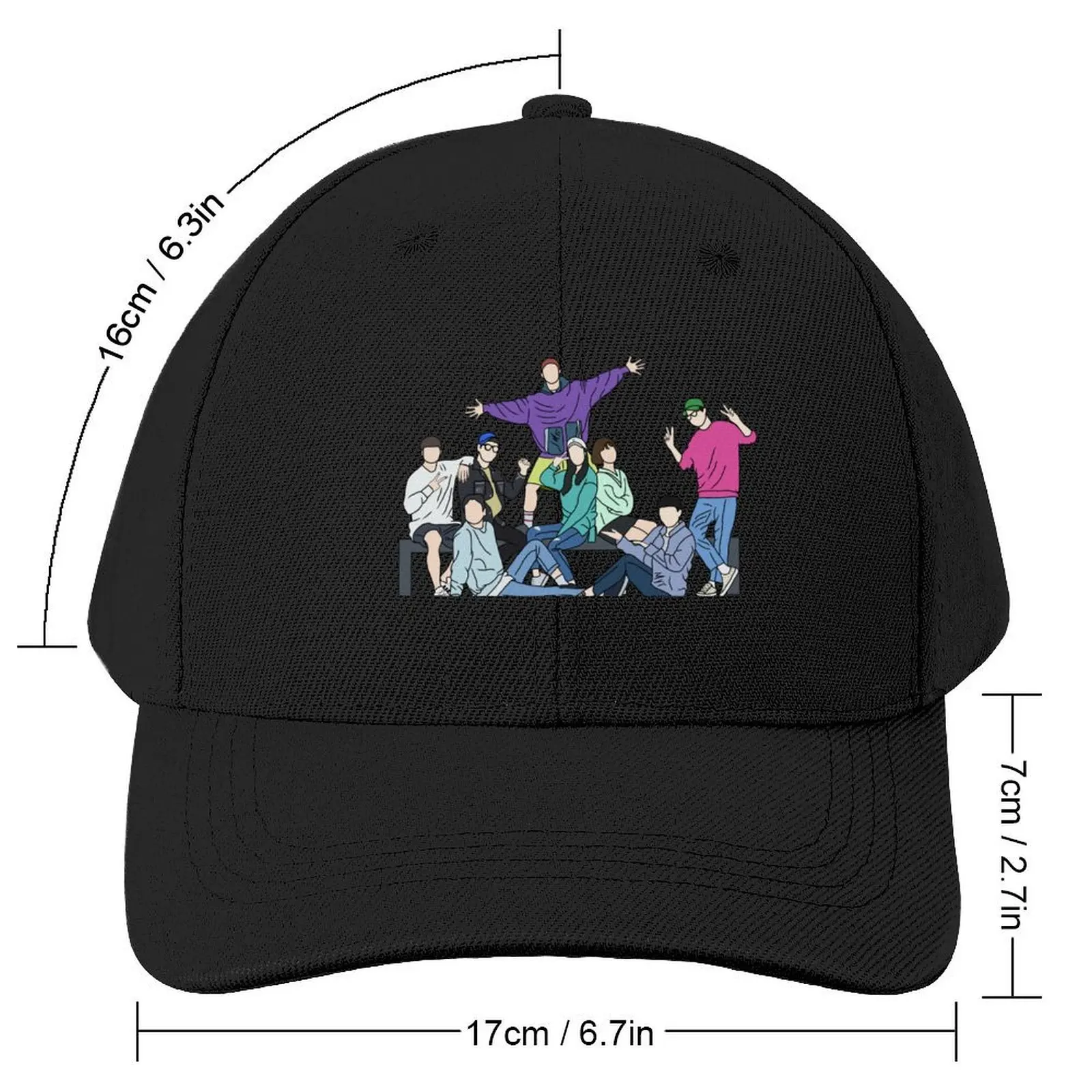 Running Man (Korean Variety Show) Baseball Cap Custom Cap Fishing cap dad hat Hip Hop For Men Women's