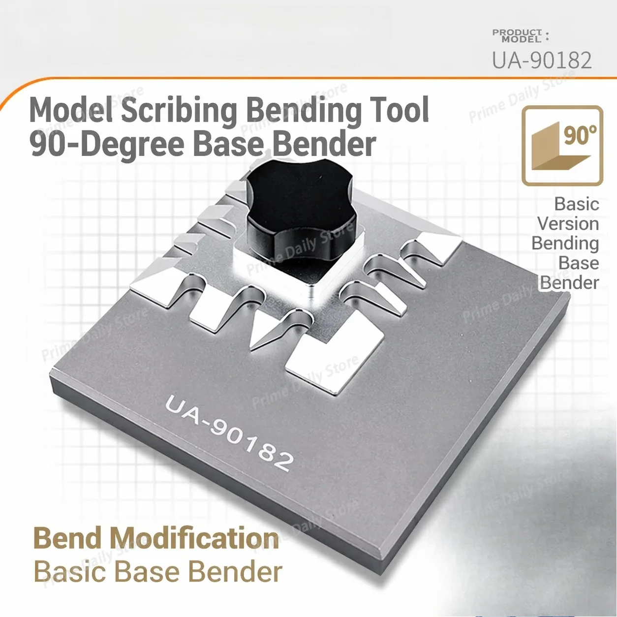 Small Model Photo‑Etch Bending Vise For 90182, PE Sheet Shaping Modification Processing Bench Vise for Hobby model Making