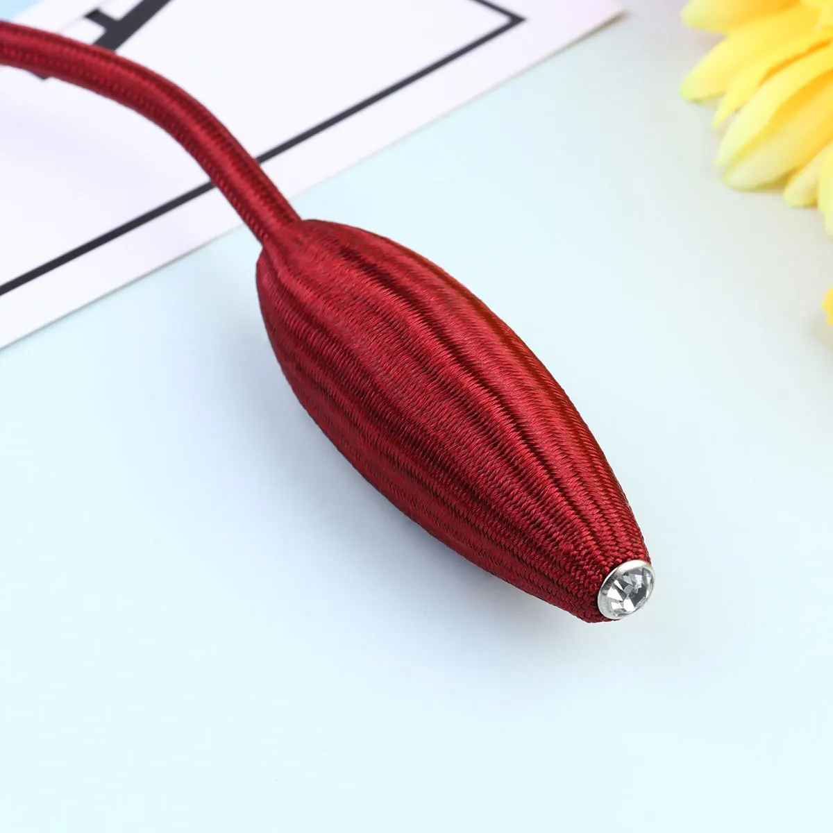 2 قطعة رباط للستائر أنيق خالي من الضرر نافذة الستار حزام قابلة لإعادة الاستخدام عائق لمكتب فندق غرفة الدراسة ديكور استخدام الأحمر