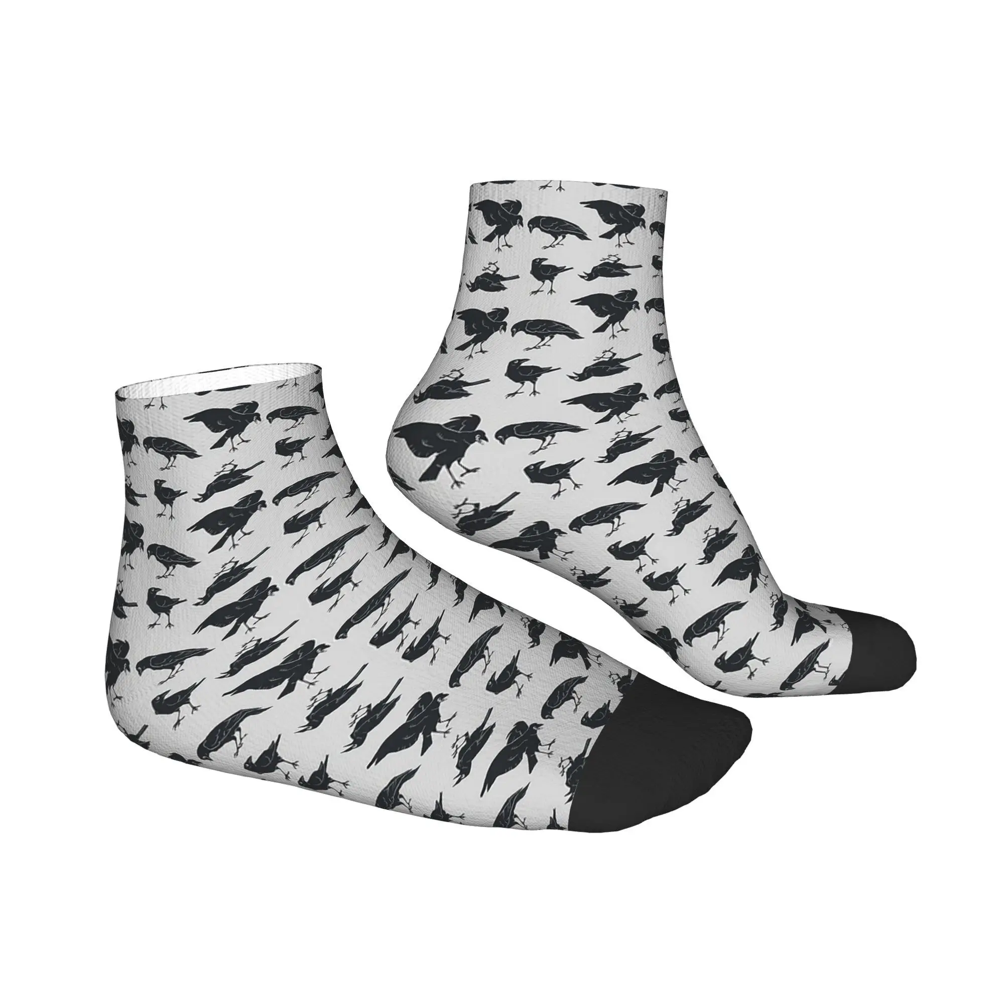 Calcetines Harajuku para todas las estaciones, calcetines deportivos absorbentes de sudor de tubo medio, medias suaves y divertidas para hombres y mujeres, regalos