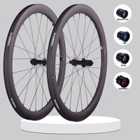 CSC Carbon Wheels 54T Ratchet Disc Brake 700c Rim Center Lock UCI Quality Road Racing Wheelset 28mm width 38/50/58mm Tubeless