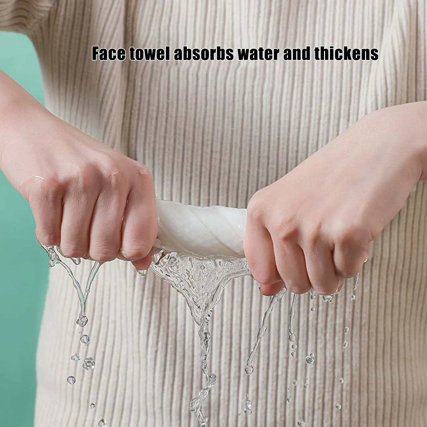 Wegwerp gezichtshanddoek Gezichtsreinigingsdoekjes Zachte absorberende make-up verwijderaar Doekjes voor reizen Spa Thuisgebruik Droog nat katoenen weefsel