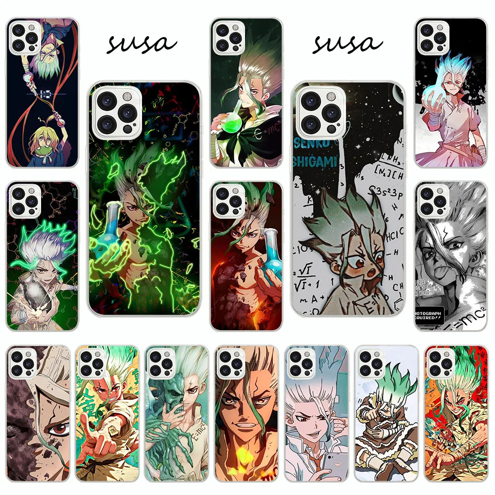 Силиконовая основа для Realme 3 5 7 C1 9 10 C30S C35 C55 Narzo 50 50a Prime Pro Plus чехол Dr. Stone