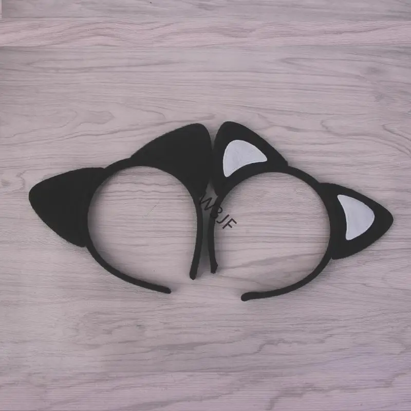 W3JF Festival Performance Headband Leopard for Cat Cartoon Leopard Kindergarten for Cat Ears Hoop