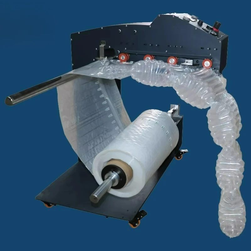 

Fast Sealed Air Column Packaging Bag Making Machine Full Automatic Air Fill Packaging Machine for Air Cushion Wine Bag