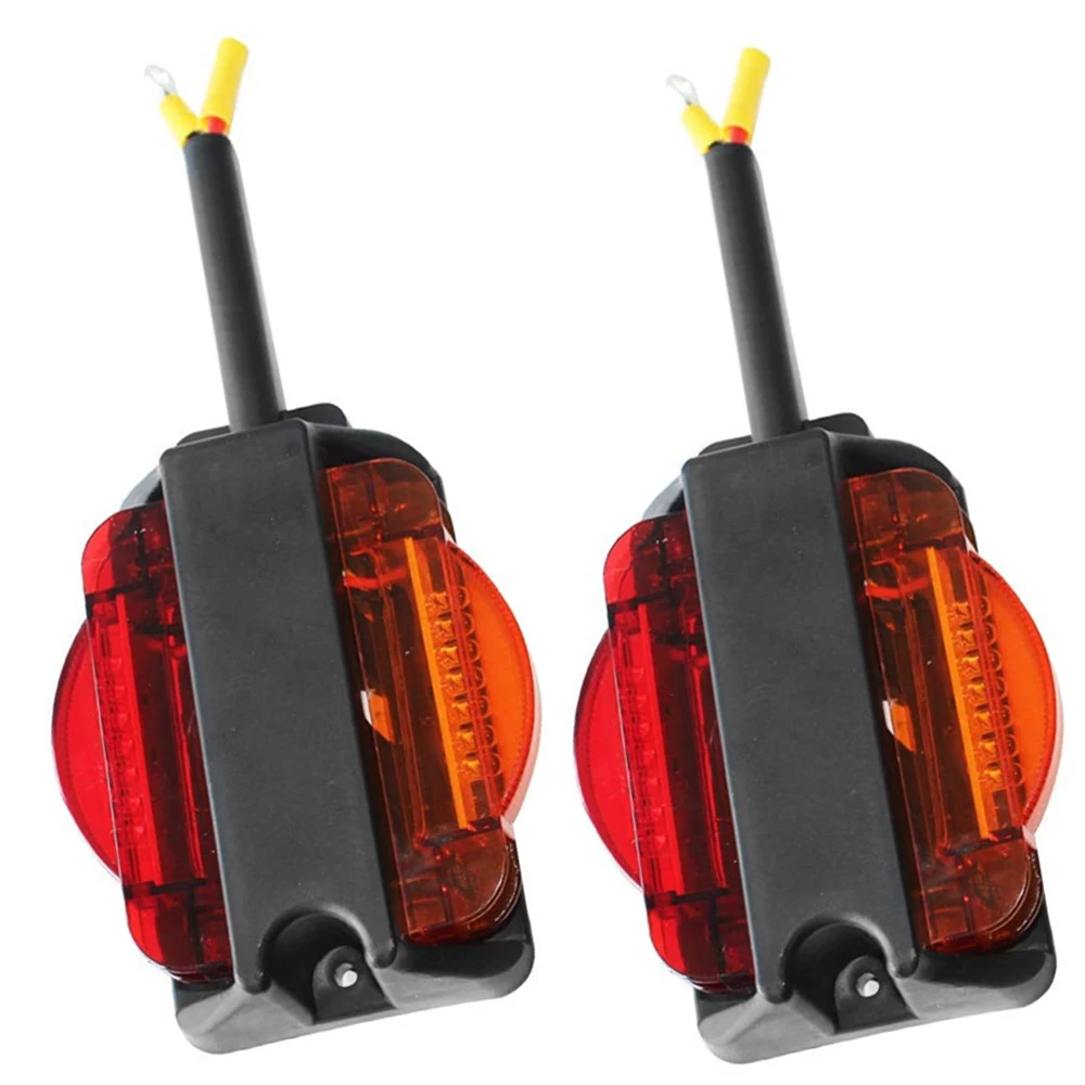 Picture 4: 2pcs Led Fender Marker Lights For 12v Car Abs Pc Black Shell Led Turn Signal Lamp Universal LED Fender Marker Lights