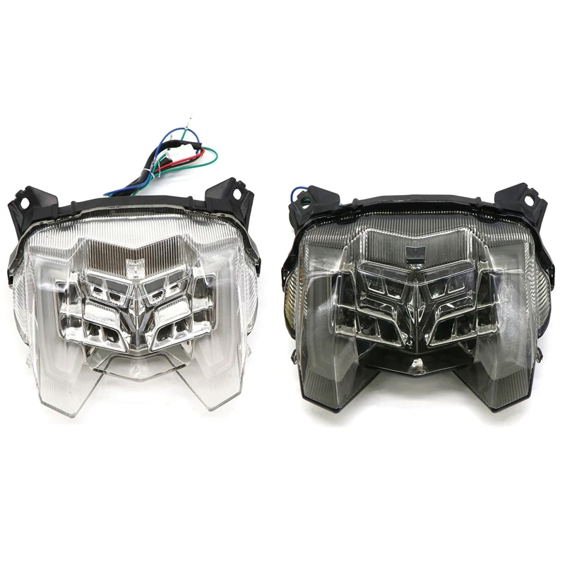 Luz trasera de freno para motocicleta, luces LED integradas para Yamaha MT-09, FZ09, MT09, 2017-2019