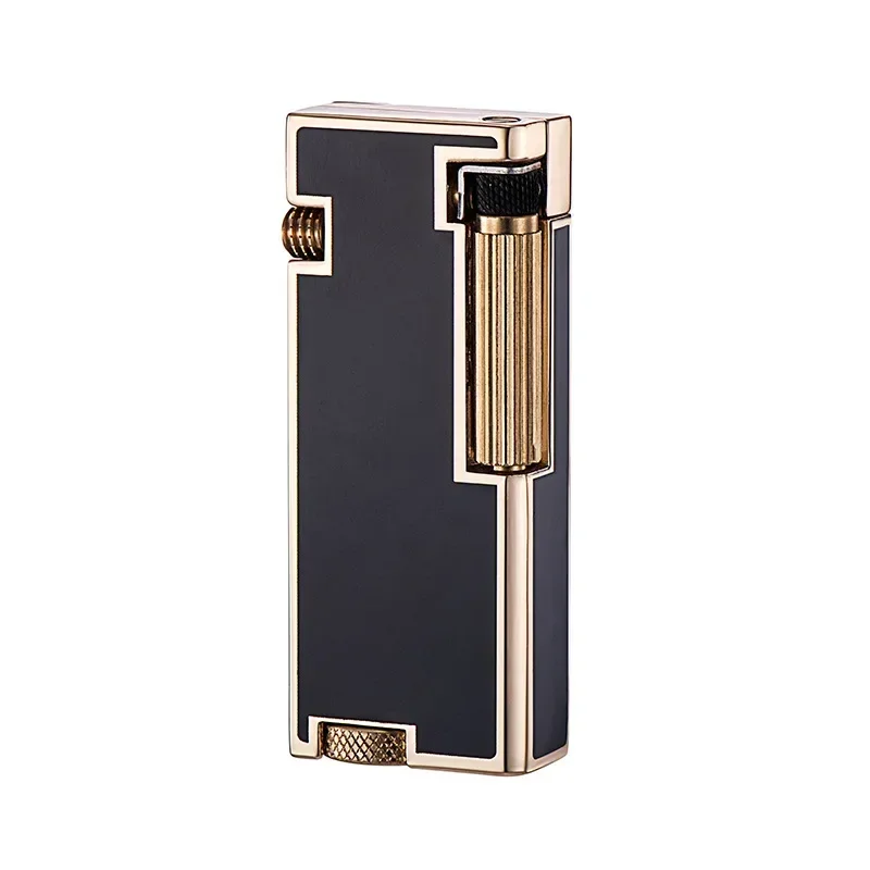 Zorro Genuine New Design Creative Metal Windproof Lighter Press Ejection Side Slip Ignition Brass Kerosene Lighter Men\'s Gift