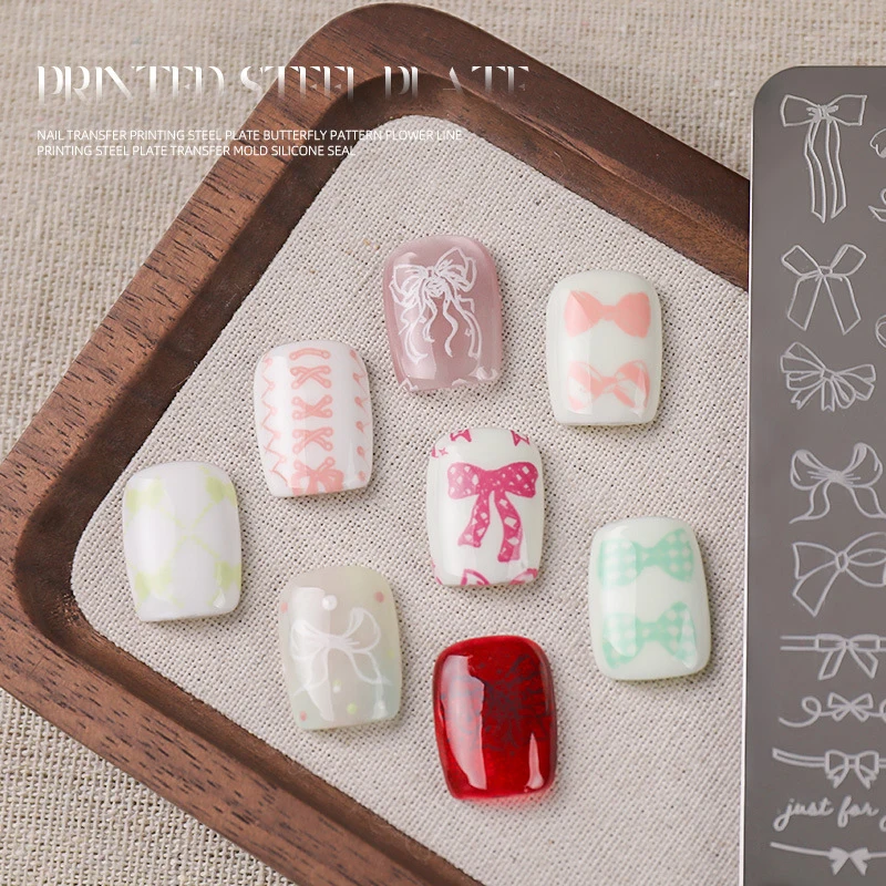 14 Designs Blumen-Spitzen-Buchstaben Edelstahl Nagelstempelplatten Nagelkunst-Vorlage – Detail 20
