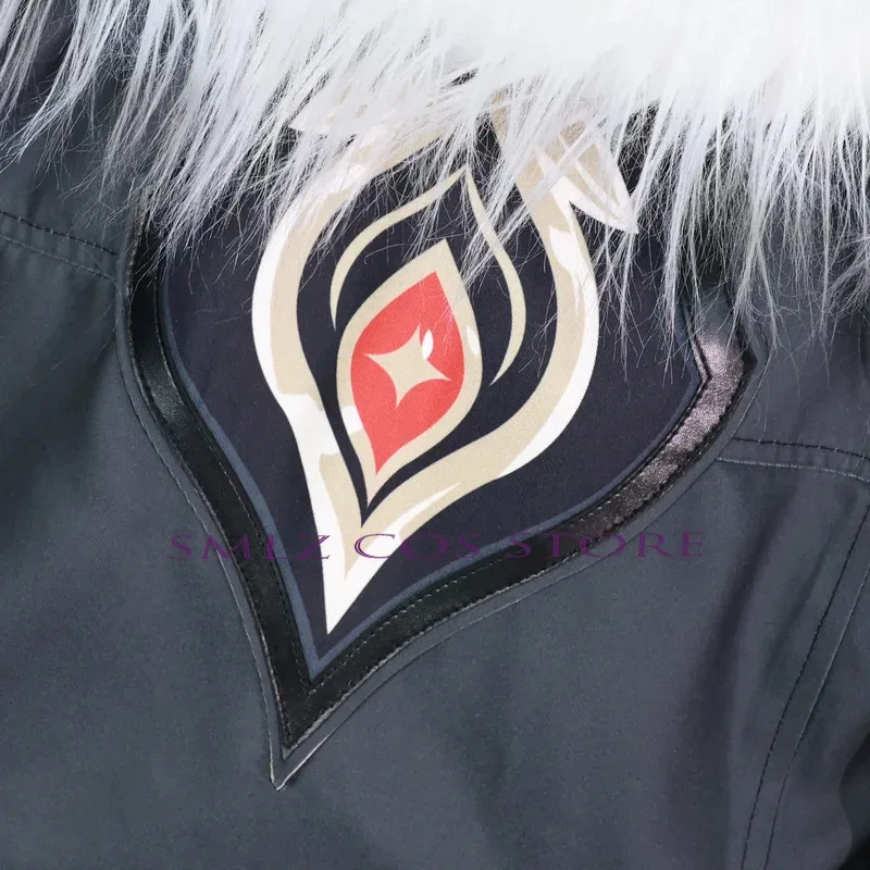 لعبة هونكاي ستار رايل كوسبلاي افينتورين كوسبلاي لينكيج افينتورين زي شعر مستعار أحمر موحد بدلة حفلة الهالوين للرجال