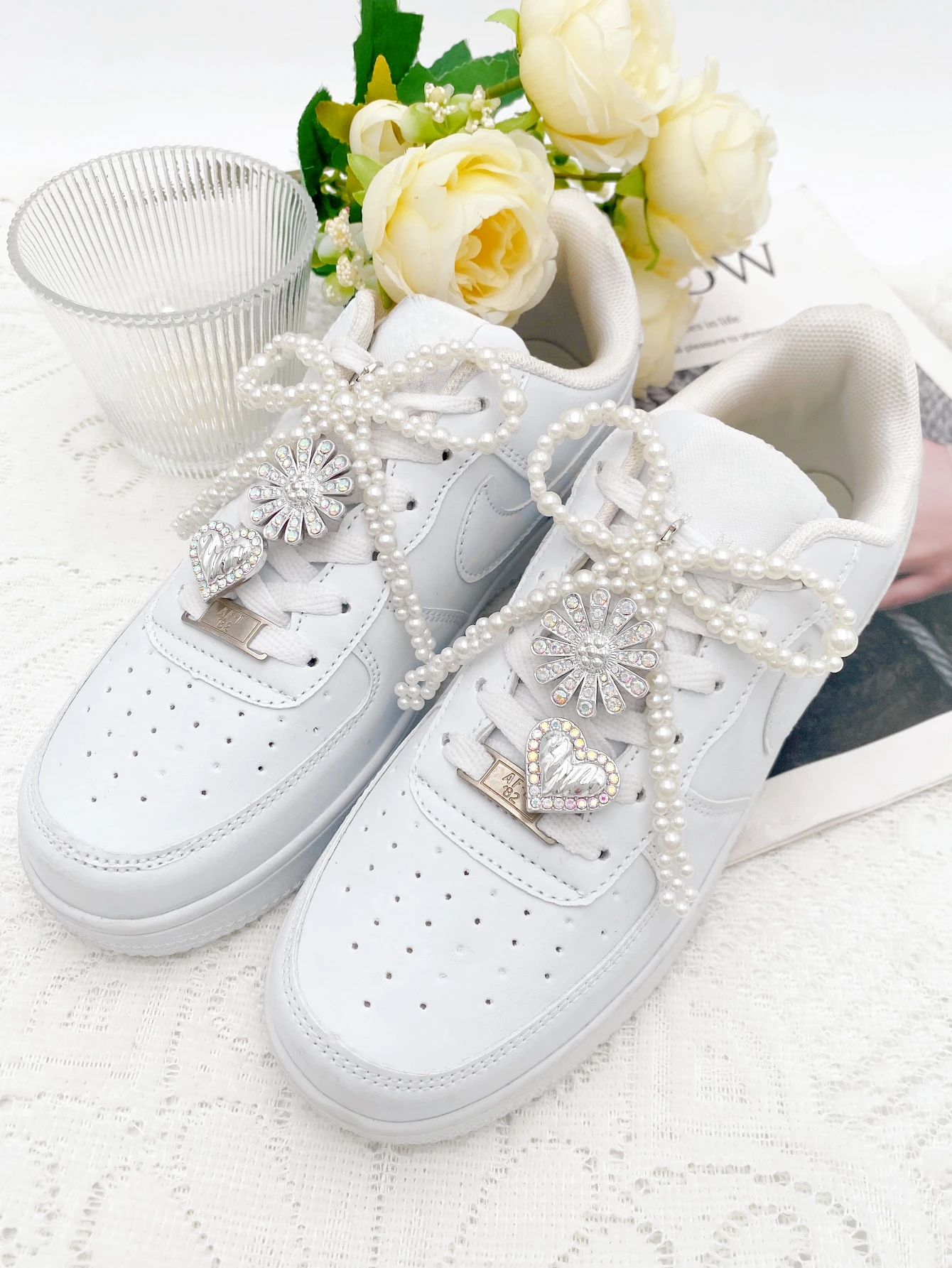 6-piece shoe decoration DIY casual shoe decoration - An interesting and versatile way to personalize your footwear