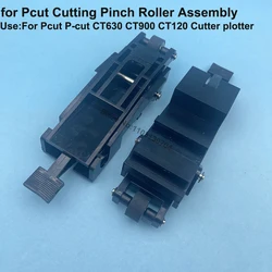 2PC Cutting Plotter P-cut Pinch Roller Assembly for Pcut CT630 CT900 CT1200 Cutter Paper Pressure Rubber Pinch Roller Wheel Assy