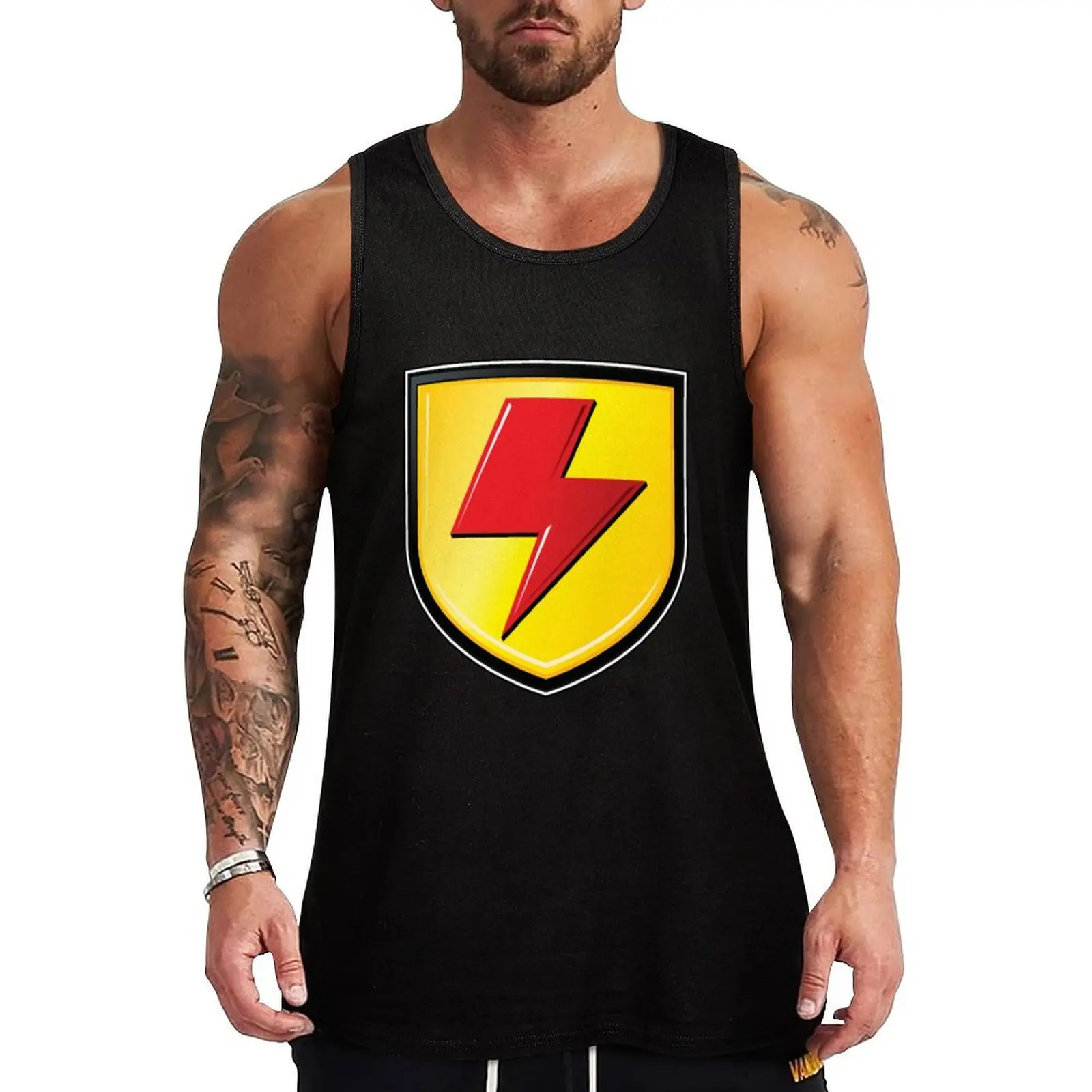 Supa Strikas Shield Tank Top mens designer clothes summer 2025