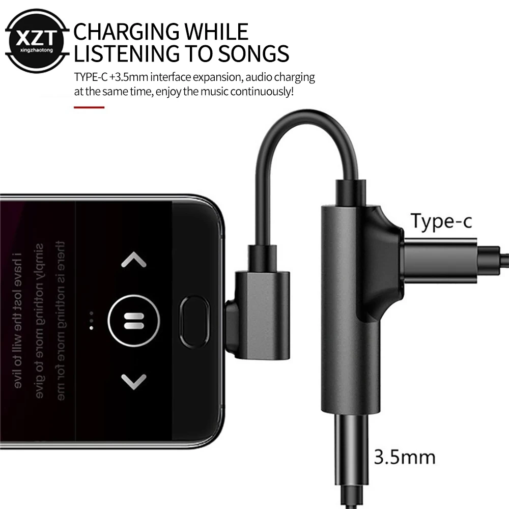 USB Type C To 3.5mm AUX Jack OTG Adapter for Huawei P30 Pro Xiaomi Mi 9 8 Se Oneplus 7 Pro Audio USB C Adapter Cable Headphone