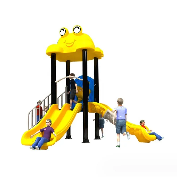 China Supplier Steel Plastic Kid Slide Playground Equipment Outdoor for Park