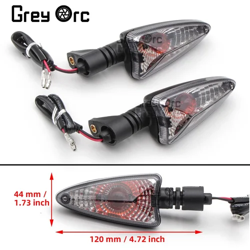 Imagen 1 del producto Bombilla de luz intermitente delantera y trasera de 300mm, lámpara intermitente para Triumph Daytona 675 2009-2015 675R 2011-2015 Tiger 800 800XC 2011-2015